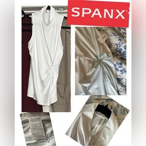 🌟🌟BNWT $25 Spanx Blouse w/knot Sz Med